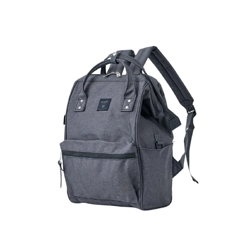 Suede-Strap Backpack for Soft Touch-Anello CB Heather Kuchigane Backpack R