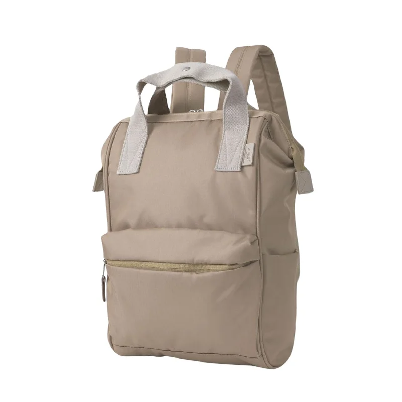 Canvas Backpack for School Use-Anello Sonia Kuchigane Backpack Slim R