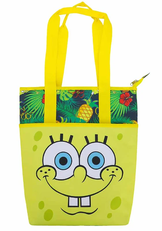 Vintage Backpack with Retro Charm-Nickelodeon Spongebob Pineapple Insulated Convertible Backpack Tote