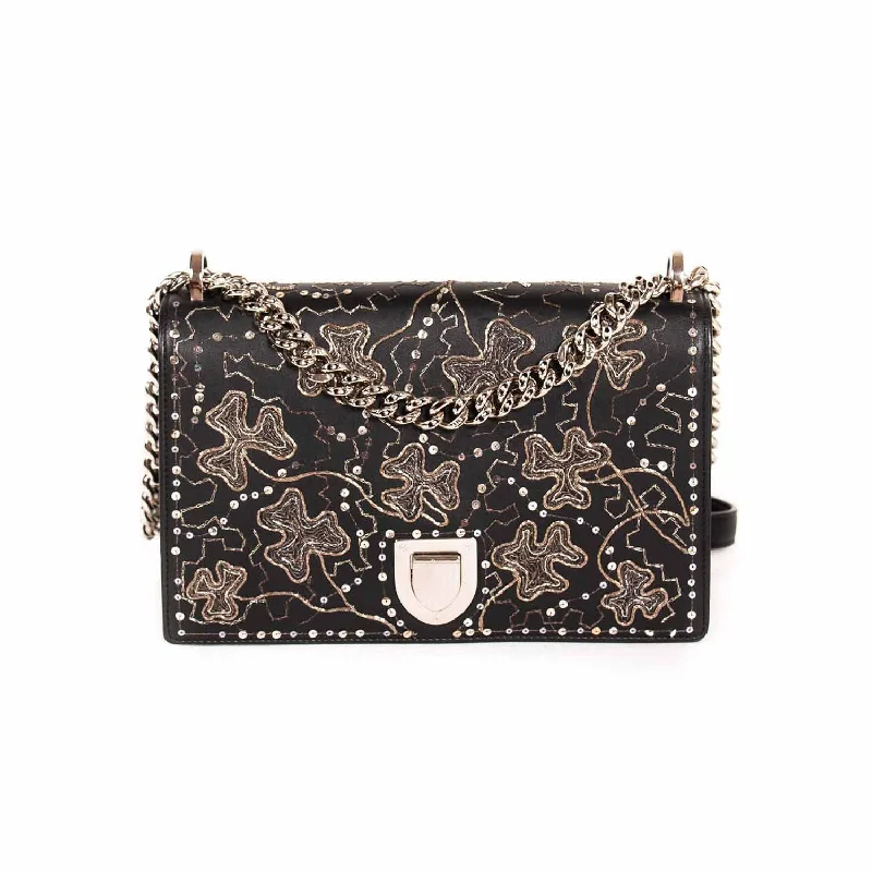 Leather shoulder bags with unique textures for fashion-forward individuals -Christian Dior Diorama Medium Shoulder Bag