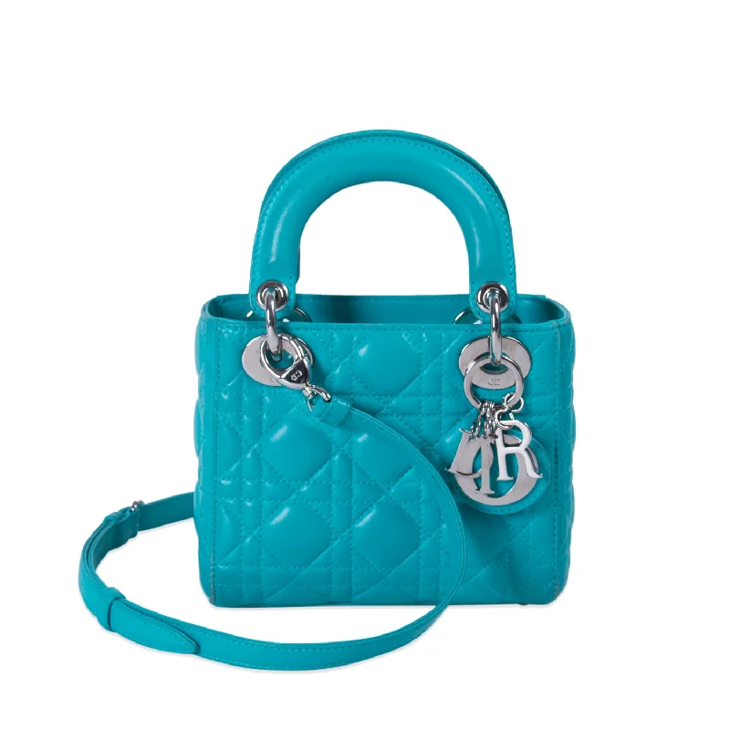 Elegant shoulder bags with chain detailing for an upscale, luxury vibe -Christian Dior Mini Lady Dior