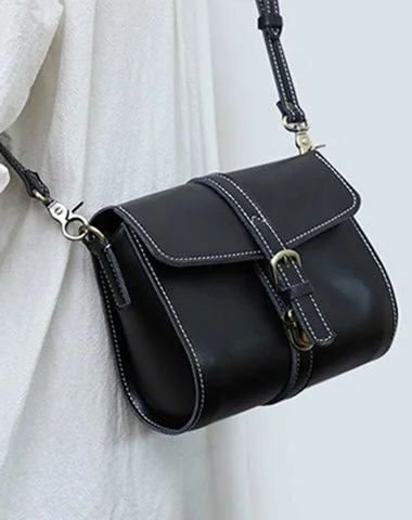 Elegant shoulder bags for formal events with satin or velvet materials -Cute LEATHER Small Side Bag Black WOMEN SHOULDER BAG Small Crossbody Purse FOR WOMEN