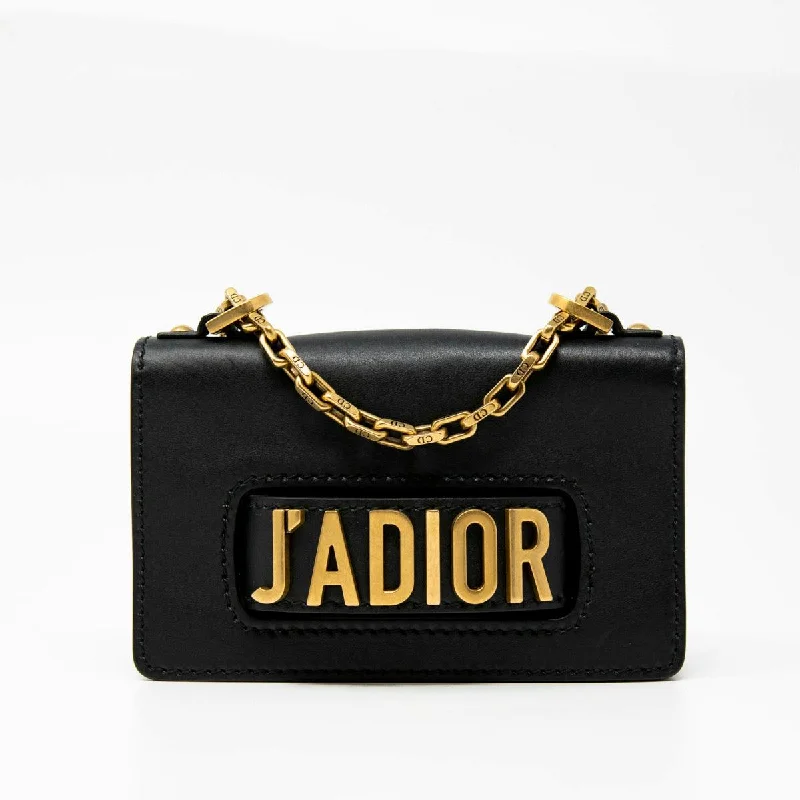 Branded Tote Bags for Quality Assurance-Dior Black Mini J'Adior Flap