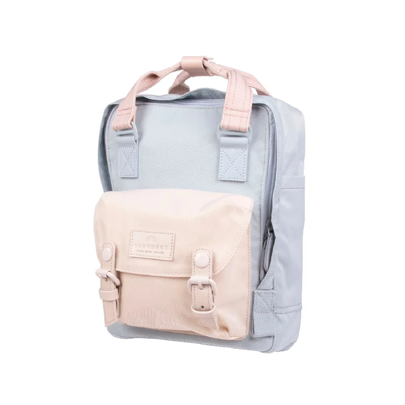 Rope-Strap Backpack for Rustic Look-Doughnut Macaroon Mini Nature Pale Series