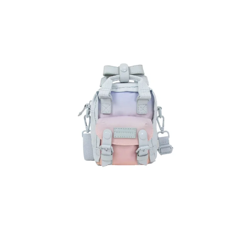 Minimalist Backpack for Simple Design-Doughnut Macaroon Tiny Sky X Ribbon Series