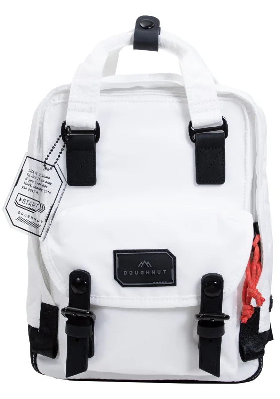 Gemstone-Strap Backpack for Luxurious-Gamescape Series Macaroon Mini Backpack in White