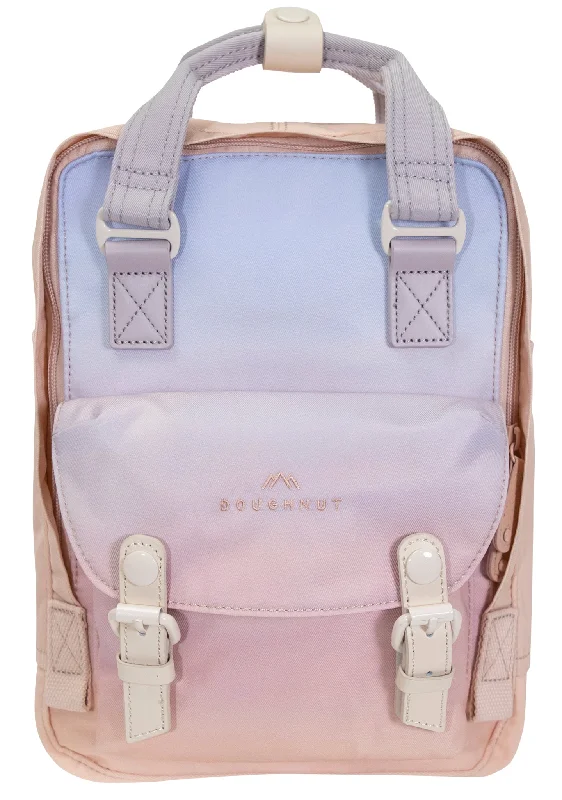 Rope-Strap Backpack for Rustic Look-Sky Series Macaroon Mini Backpack in Sunrise