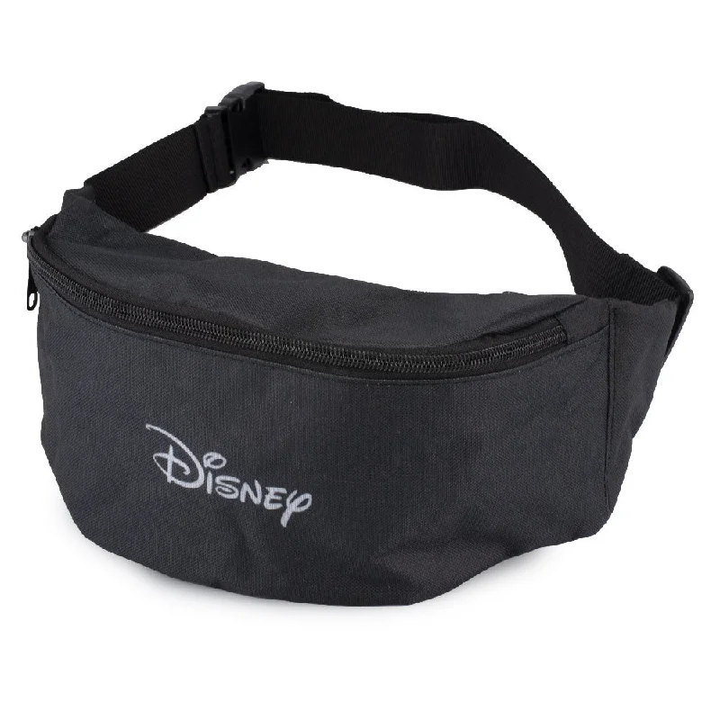 Handheld Tote Bags for Classic Look-Fanny Pack - Disney Signature Text Black White