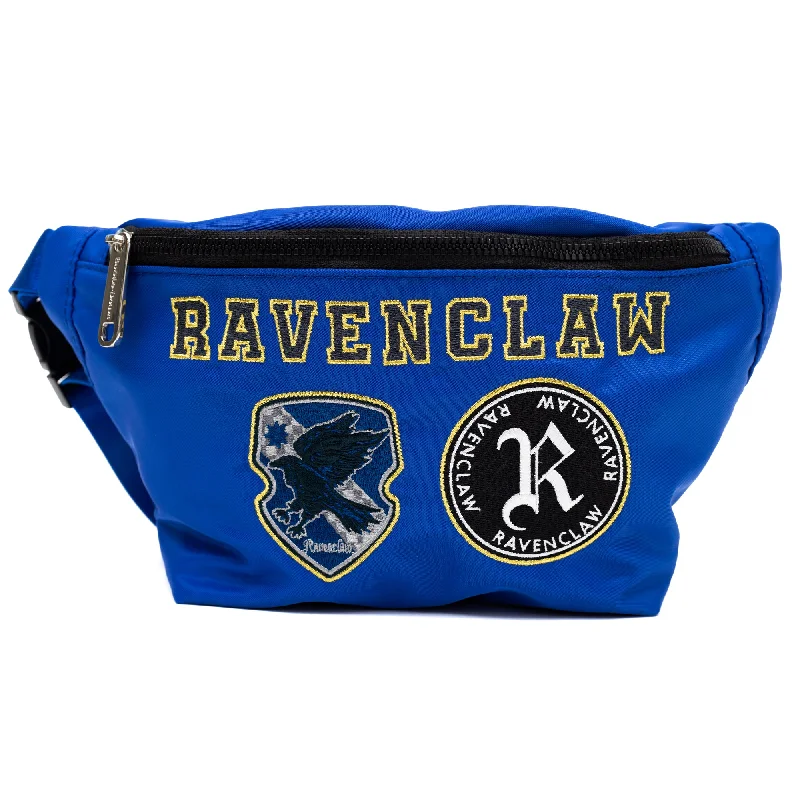 Single-Handle Tote Bags for Compact Carry-Fanny Pack - Harry Potter RAVENCLAW Patches Embroidered Blue