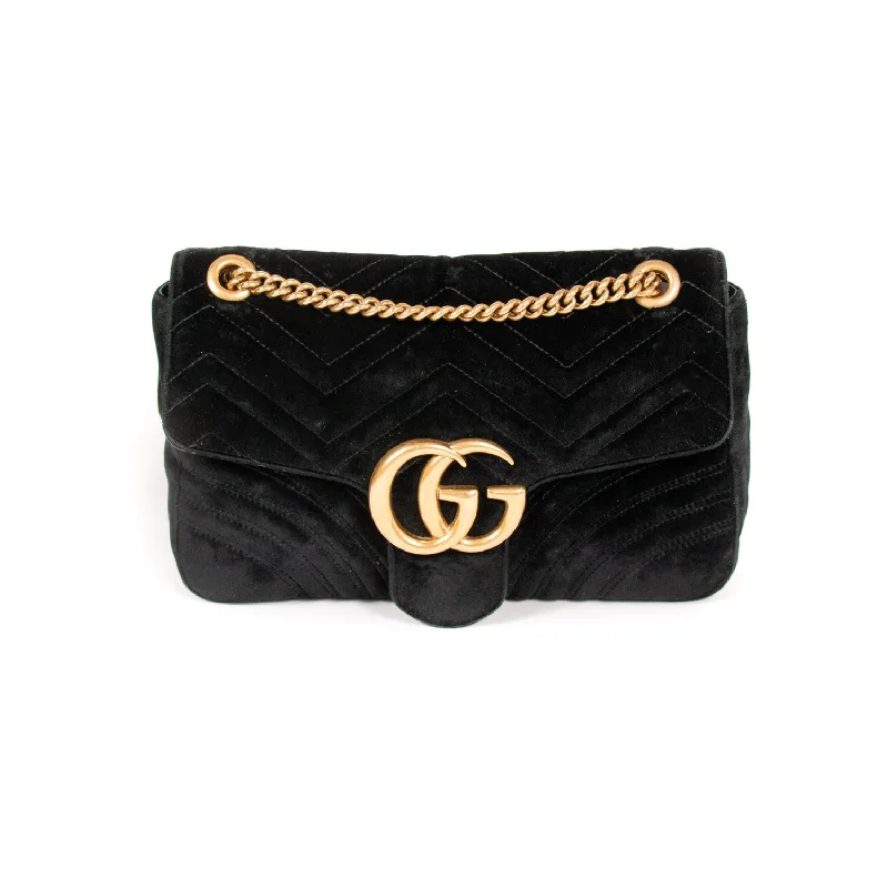 Versatile shoulder bags with removable inserts for multi-functional use -Gucci GG Marmont Medium Metalassé Bag