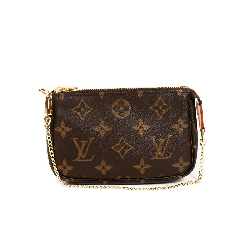 Compact shoulder bags with sleek designs for carrying essentials only -Louis Vuitton Mini Pochette Accessoires