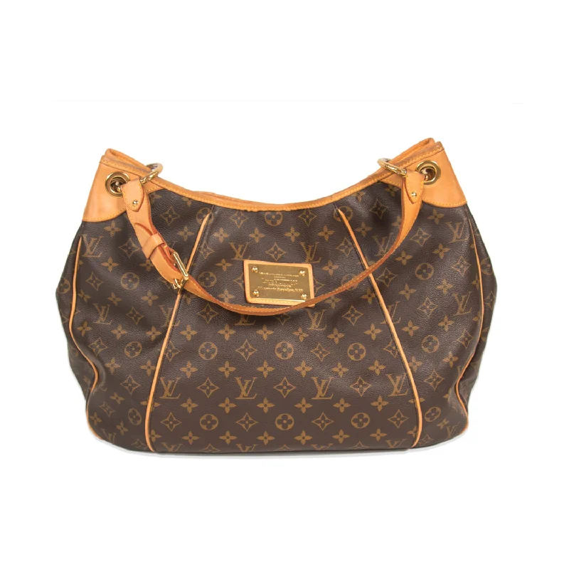 Affordable shoulder bags for women with functional compartments and zippers -Louis Vuitton Monogram Galleria GM