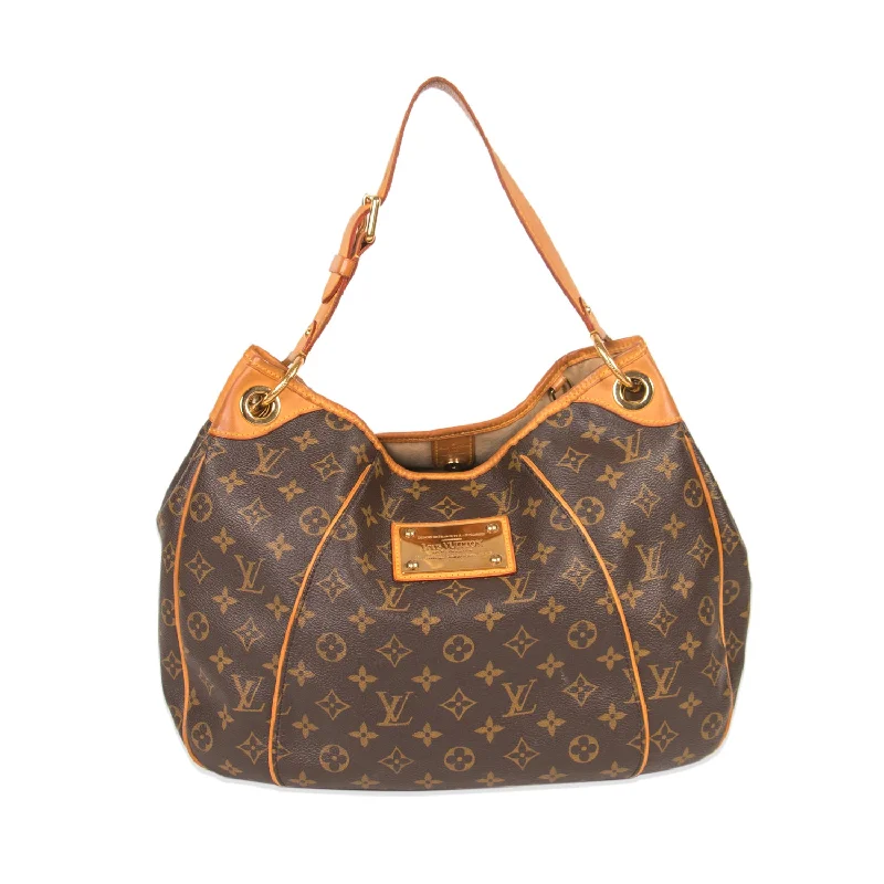 Leather shoulder bags with unique textures for fashion-forward individuals -Louis Vuitton Monogram Galleria PM