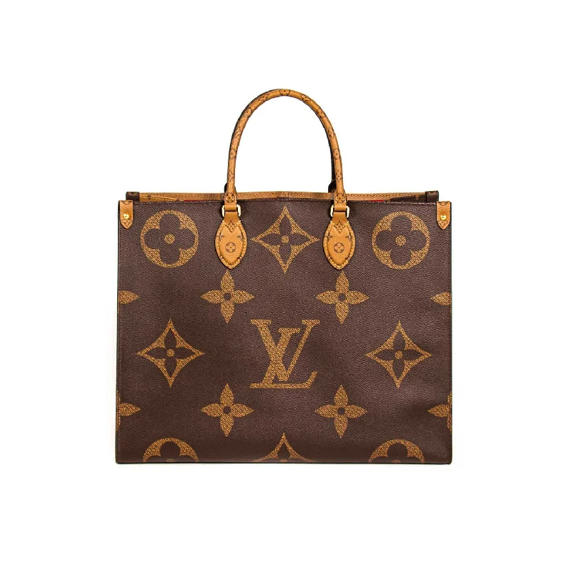 Shoulder bags with dual-purpose designs that convert to crossbody bags -Louis Vuitton Onthego Monogram GM Tote Bag