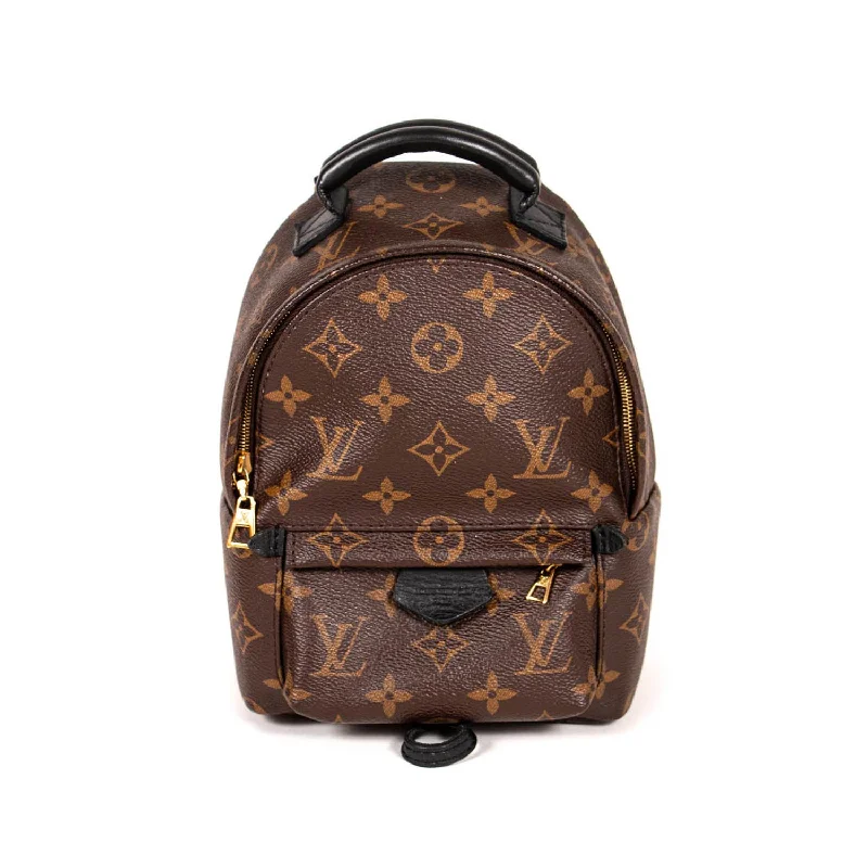 Stylish shoulder bags with woven patterns for a beachy, summery look -Louis Vuitton Palm Springs Mini Backpack