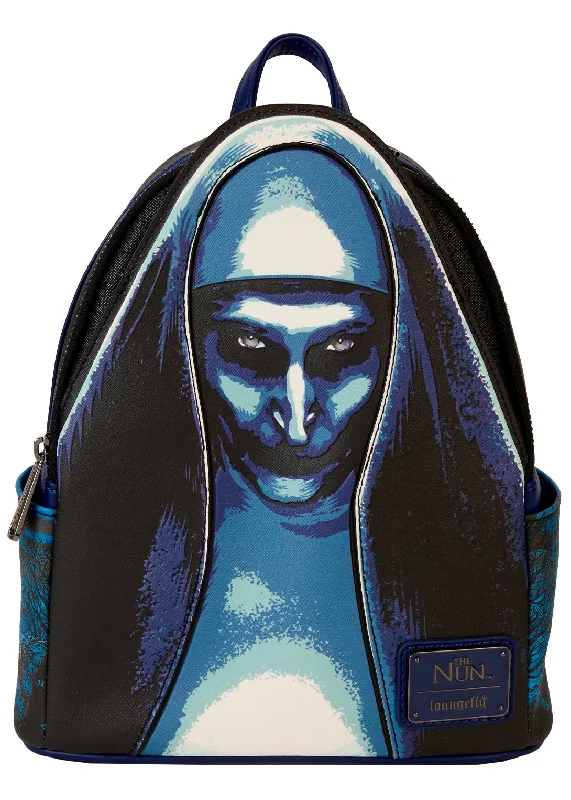 Zip-Top Tote Bags for Secure Storage-Warner Brothers The Nun Cosplay Mini Backpack