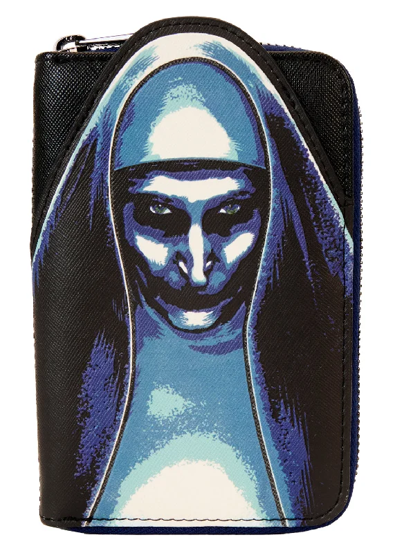 Double-Handle Tote Bags for Versatile-Warner Brothers The Nun Cosplay Zip Wallet