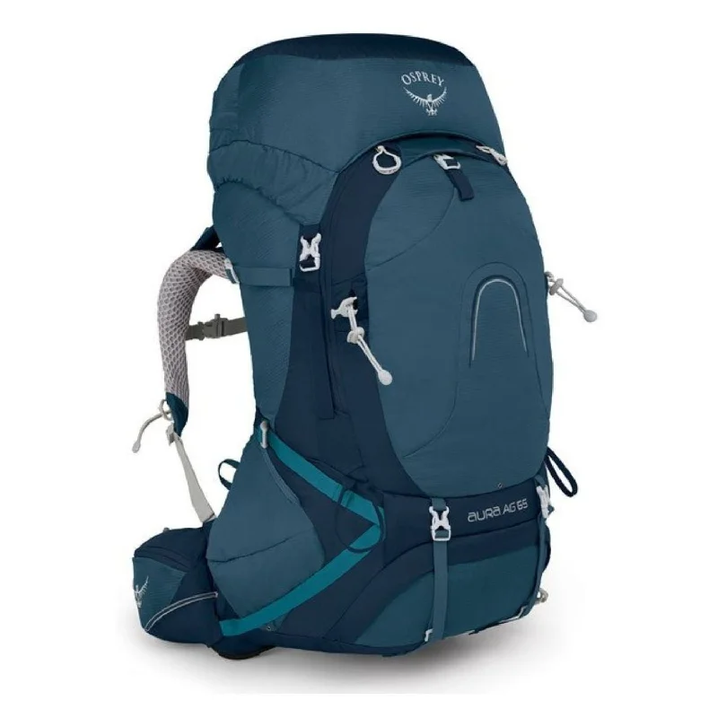 Backpack for Commuters-Osprey Aura AG 65 Backpack with Raincover - Medium - Women's Backpacking