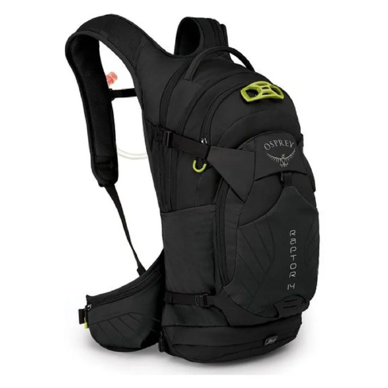 Single-Strap Backpack for Compact-Osprey Raptor 14 Hydration Backpack with Reservoir - Men's Mountain Biking - Hydration