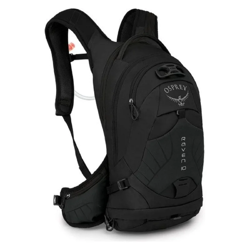 Double-Strap Backpack for Comfort-Osprey Raven 10 Hydration Backpack with Reservoir - Women's Mountain Biking - Hydration