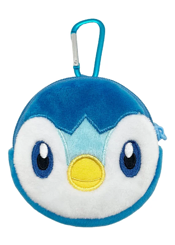 Tote Bags for Freelancers-Pokemon Piplup Plush Coin Pouch