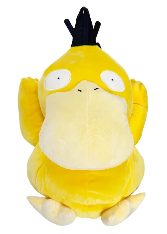 Pearl-Handle Tote Bags for Elegant Look-Pokemon Psyduck Plush Backpack