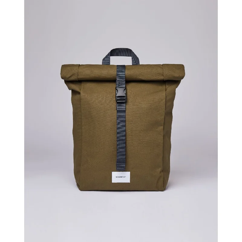 Leather-Trim Backpack for Detail-Sandqvist Kaj Backpack