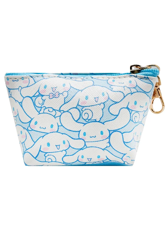 Shopping Tote Bags with Reinforced Bottom-Sanrio Cinnamoroll AOP Mini Coin Pouch