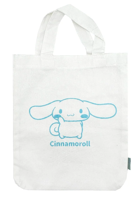 Drawstring Tote Bags for Quick Open-Sanrio Cinnamoroll Classic Canvas Tote