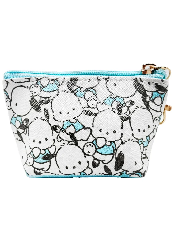 Tote Bags for College Students-Sanrio Pochacco AOP Mini Coin Pouch