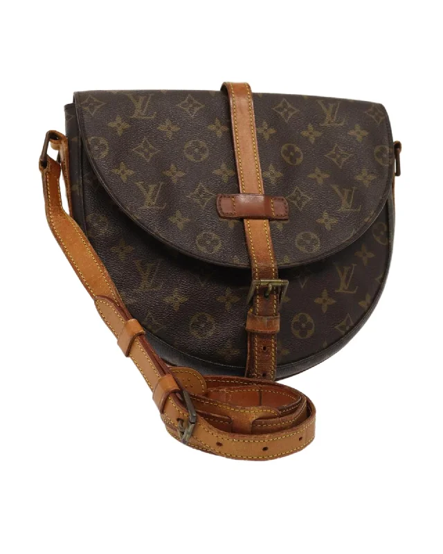 Minimalist shoulder bags with clean lines for a modern, sophisticated look -Monogram Canvas Chantilly GM Shoulder Bag