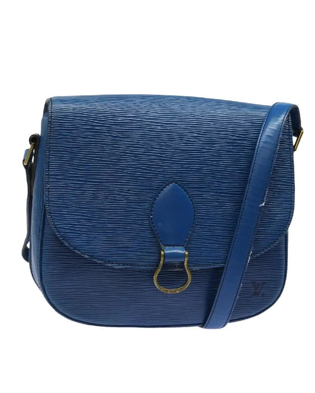 Versatile shoulder bags with interchangeable straps for different fashion looks -Epi Leather Saint Cloud GM Shoulder Bag