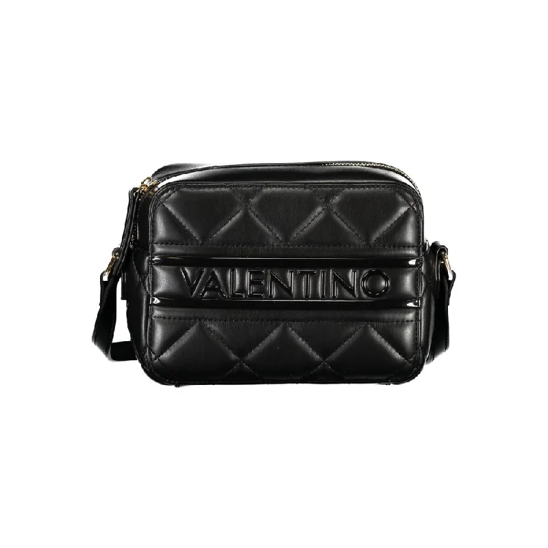 Sustainable Tote Bags for Green Choice-Valentino Bags Black Polyethylene Handbag