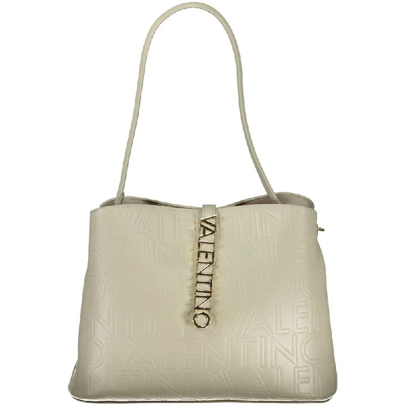 Animal Print Tote Bags for Wild Style-Valentino Bags Gray Polyethylene Handbag