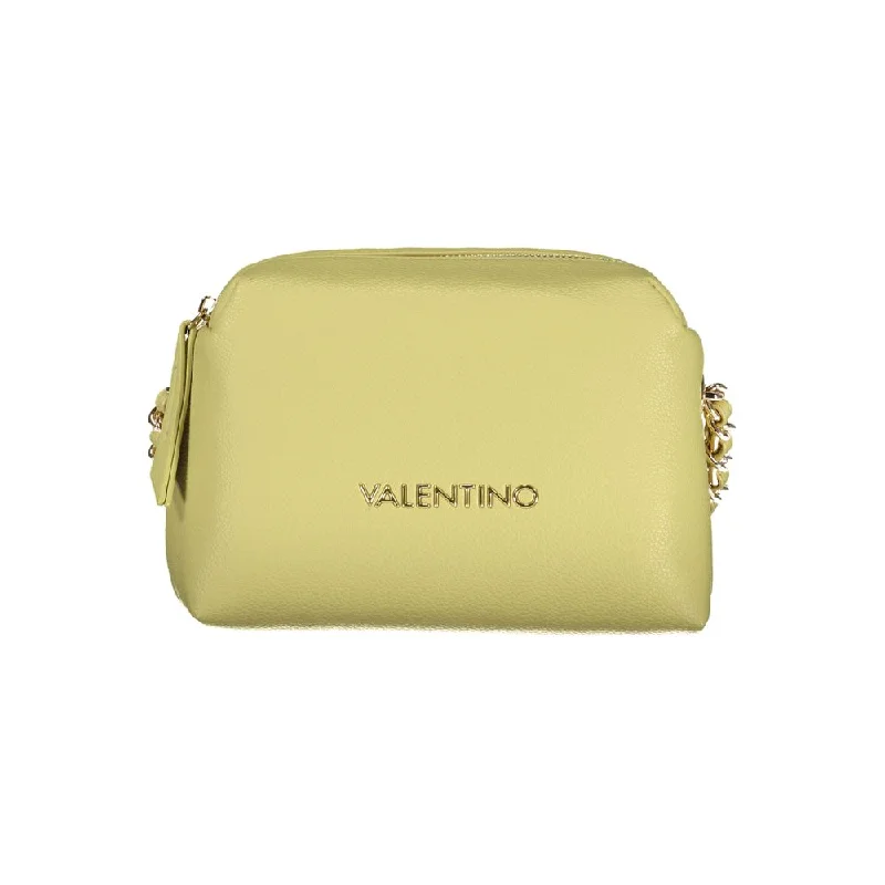 Anti-Theft Tote Bags for Security Purpose-Valentino Bags Green Polyethylene Handbag