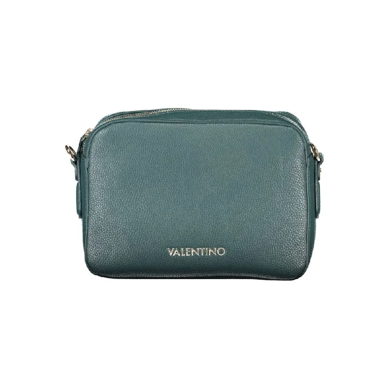 Heatproof Tote Bags for Protection-Valentino Bags Green Polyethylene Handbag