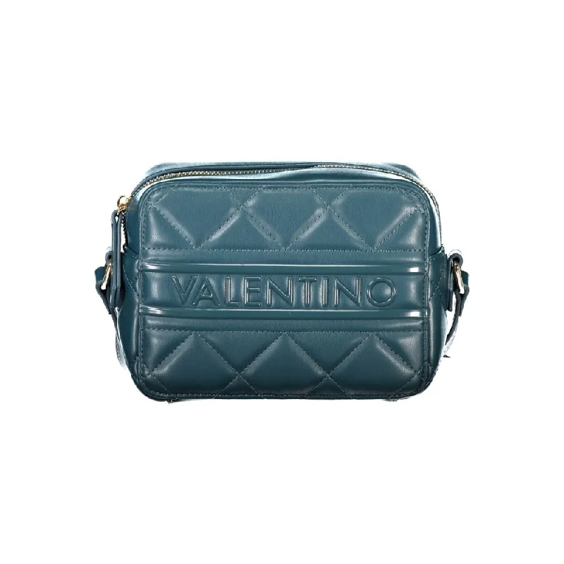 Checkered Tote Bags for Classic Appeal-Valentino Bags Green Polyethylene Handbag