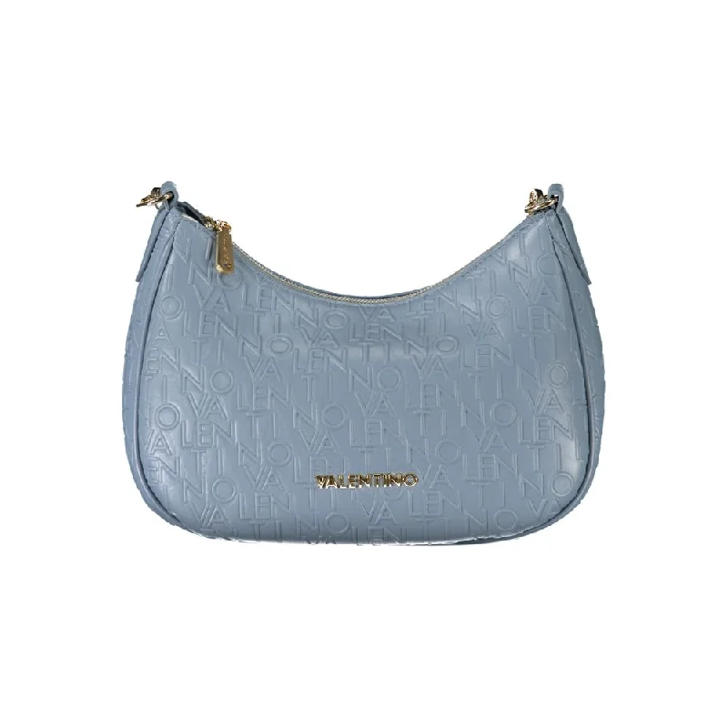 Heavy-Duty Tote Bags for Tough Jobs-Valentino Bags Light Blue Polyethylene Handbag