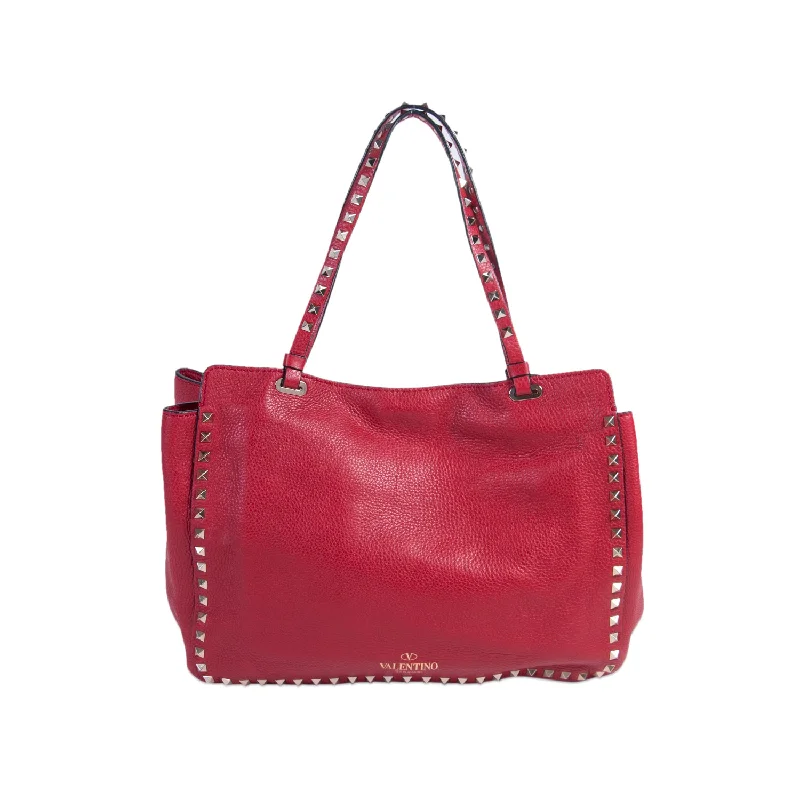 Versatile shoulder bags with removable inserts for multi-functional use -Valentino Medium Rockstud Tote Bag