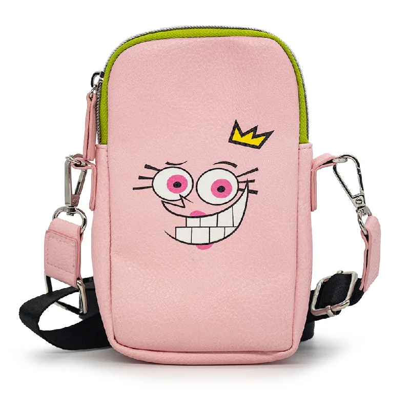 Double-Handle Tote Bags for Versatile-Wallet Phone Bag Holder - The Fairly OddParents Cosmo and Wanda Close-Up Expressions