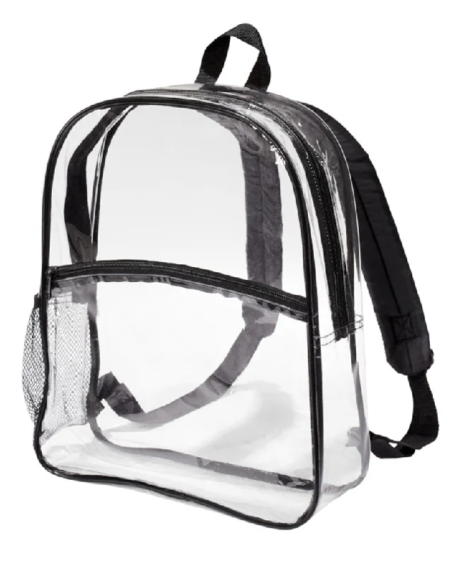 Unstructured Backpack for Relaxed-Adjustable PVC Clear Backpack for Stadium