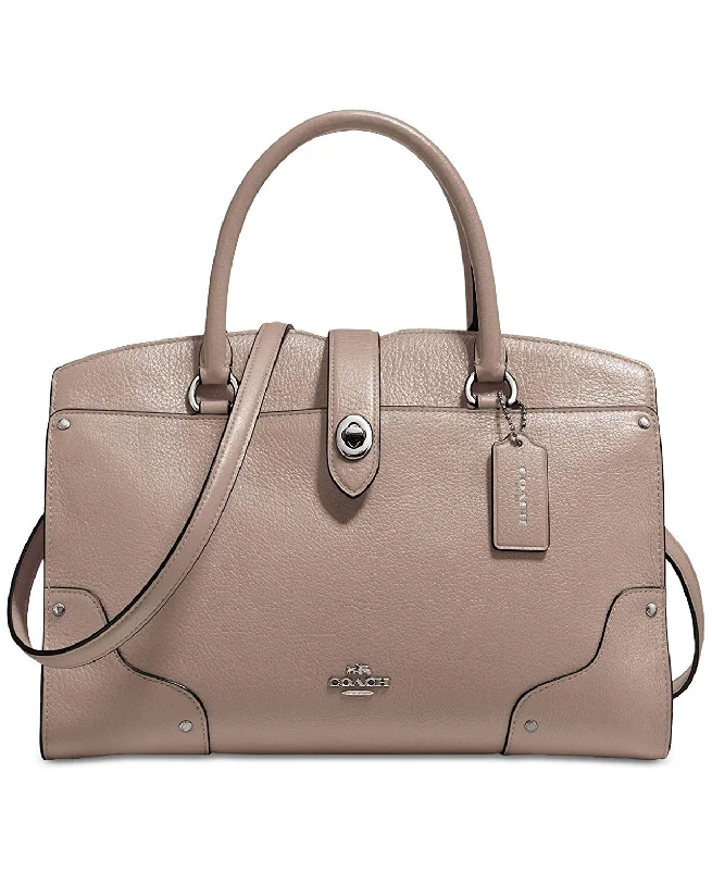 Handle bags with removable pouches for added organization and convenience -COACH Womens Mercer 30 Satchel