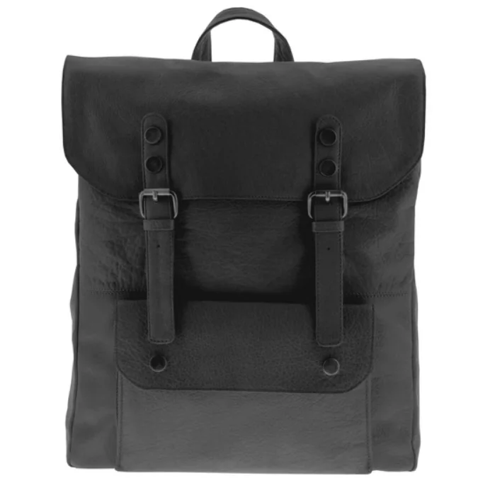 Handle bags with secure zippers for protecting personal belongings on the go -COBB & CO Wentworth Jr Leather Backpack