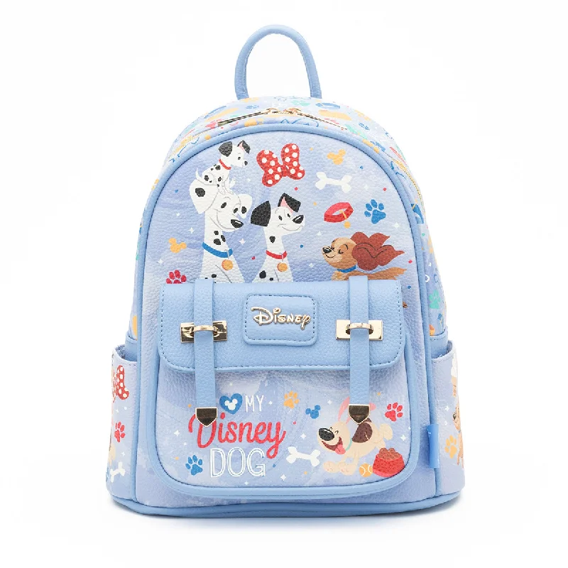 Silver-Strap Backpack for Shiny-Disney Dogs Backpack - Limited Edition