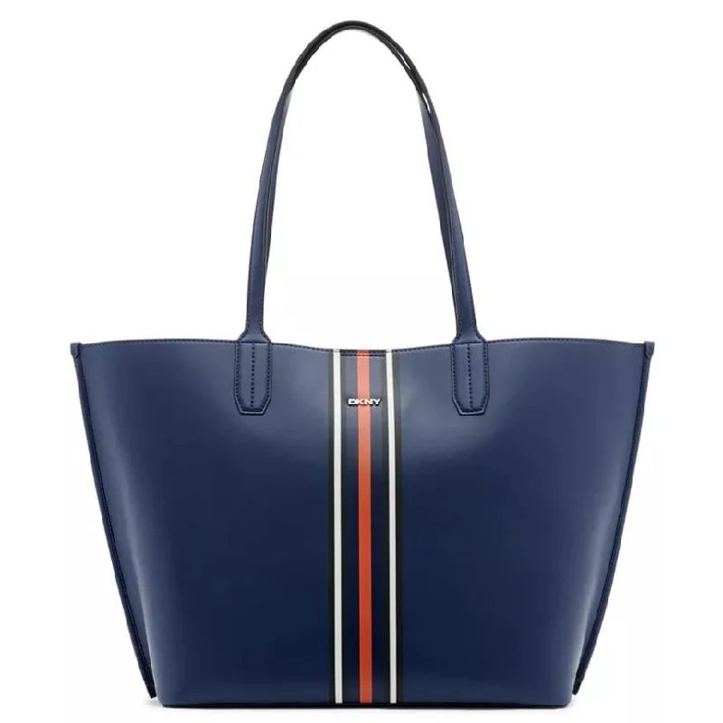 Handle bags for weekend getaways with spacious compartments and practical features -DKNY Brook Tote Indigo Blue