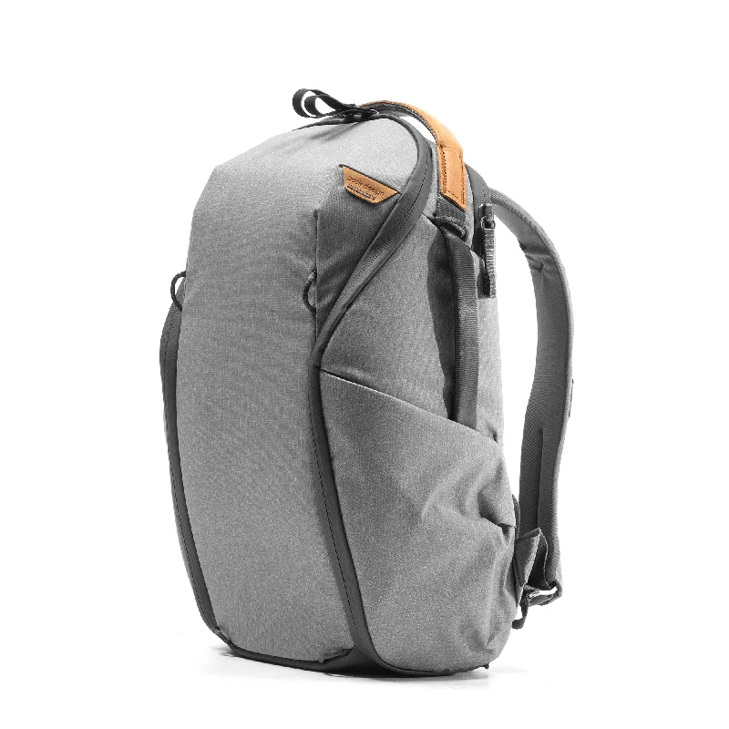 Fashion Backpack for Trendy Style-Peak Design Everyday Backpack Zip 15L - Ash