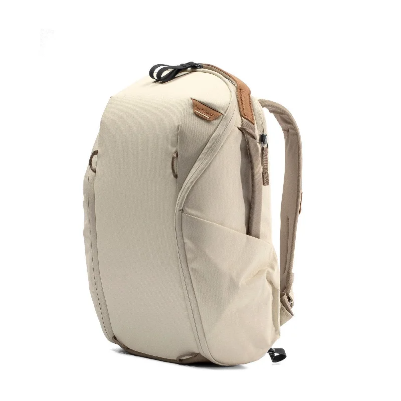 Formal Backpack for Business Trips-Peak Design Everyday Backpack Zip 15L - Bone