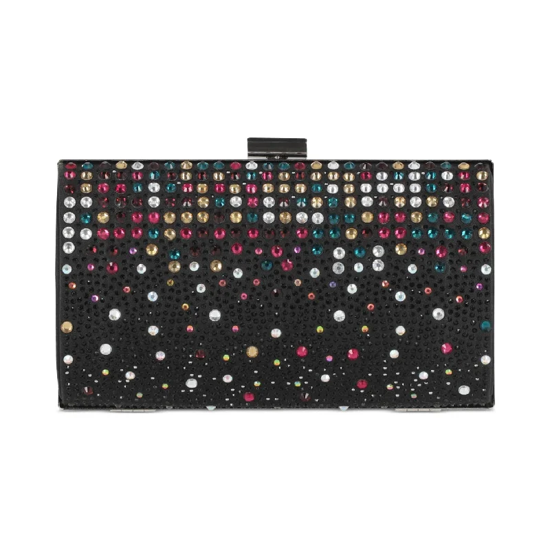 Handle bags with soft, plush fabric for a cozy and luxurious feel -INC International Concepts Ranndi Sparkle Clutch