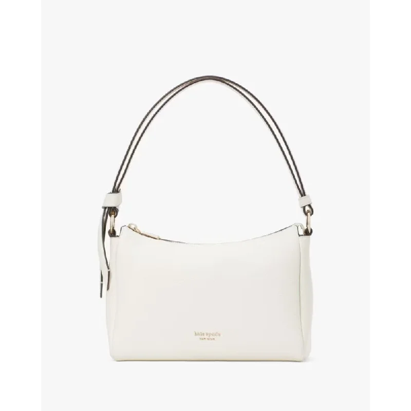 Trendy handle bags for women with detachable straps for added convenience -Kate Spade Knott Medium Shoulder Bag In Cream Pebbled Leather