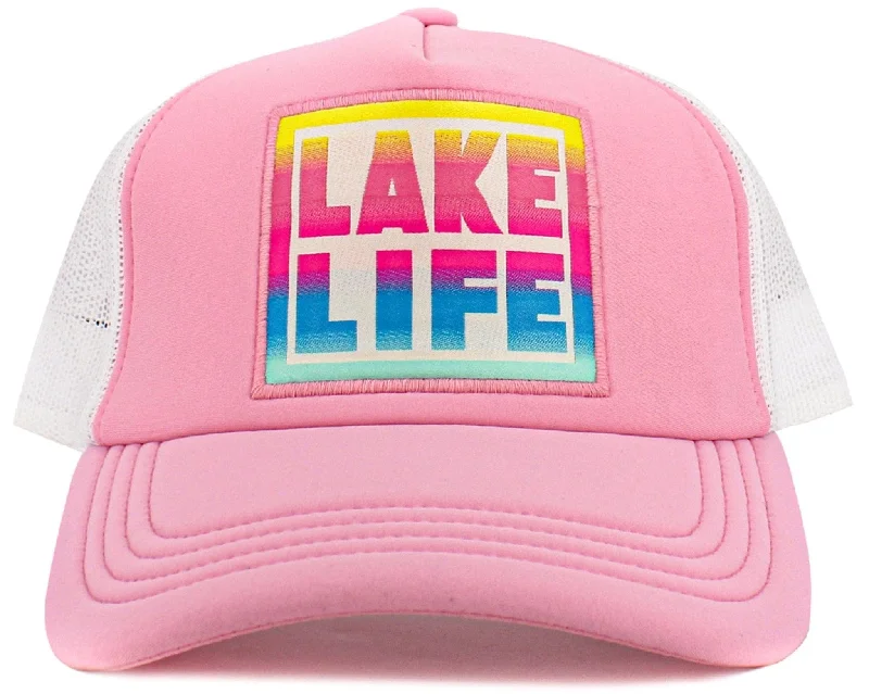 Handle bags for business meetings with professional, polished designs and compartments -KBV1595 Lake Life Meshback Trucker Cap